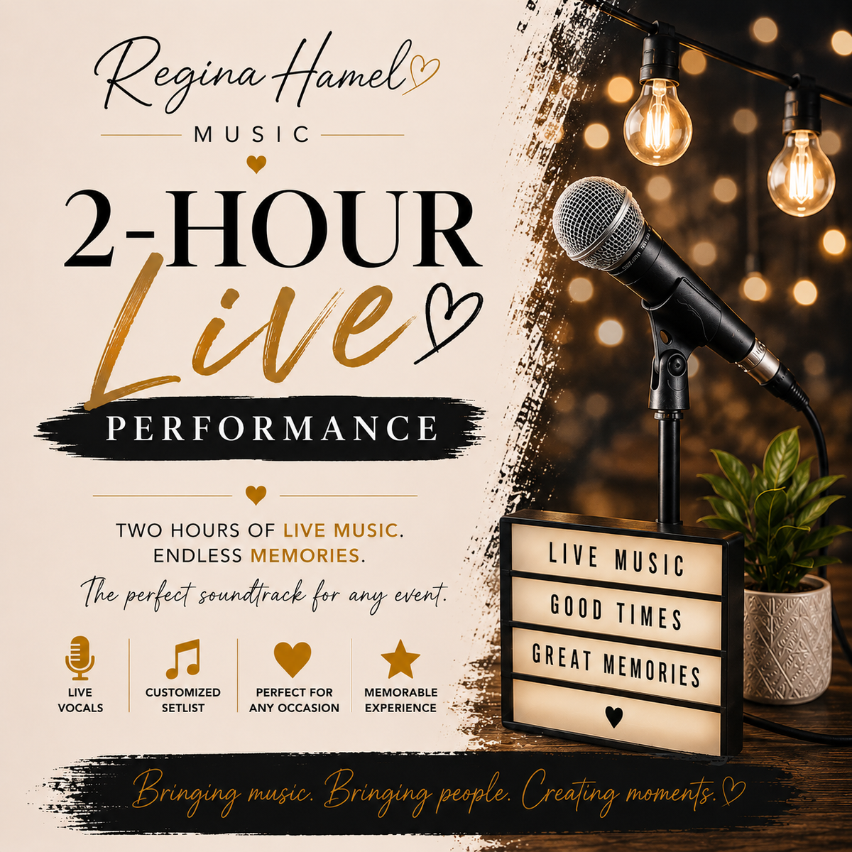2-Hour Live Performances