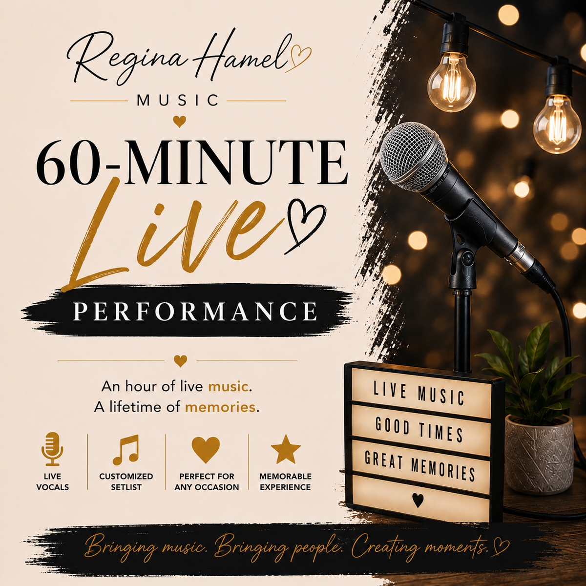 60-Minute Live Performance